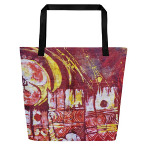 Batik Series Print - Large Tote Bag - Ikemefuna