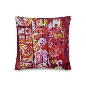 Batik Series Print - Premium Pillow - Ikemefuna