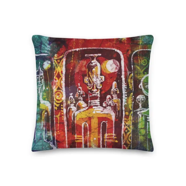 Batik Series Print - Premium Pillow - Neigbours