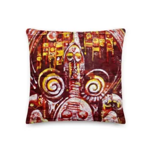 Batik Series Print - Premium Pillow - Devotees