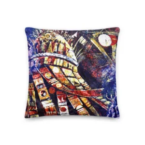 Batik Series Print - Premium Pillow - Ijele