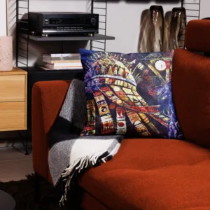 Batik Series Print - Premium Pillow - Ijele - Image 2
