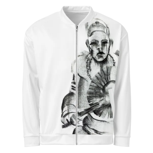 Charcoal Print - Unisex Bomber Jacket (Resonant Majesty)