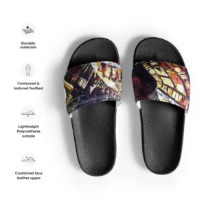 Batik Series Print - Men’s slides - Ijele