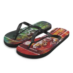 Batik Print  - Flip-Flops - Neigbours - Image 2