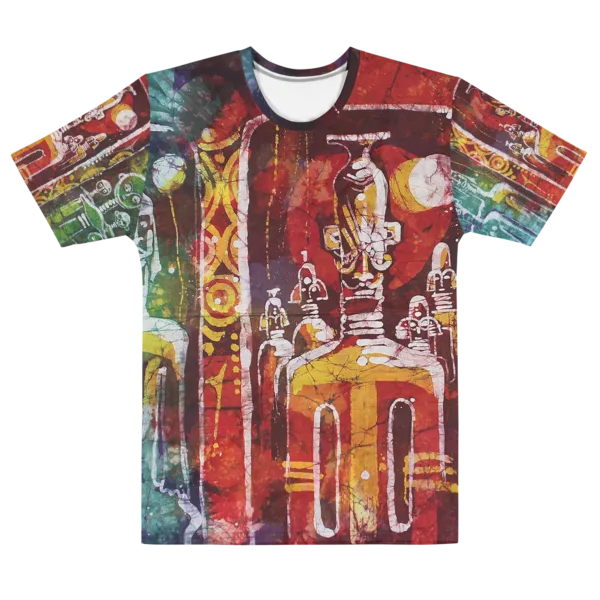 Batik Print - Men's Athletic T-shirt (Neigbours)