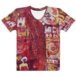 Batik Print Series - Women's T-shirt (Ikemefuna)