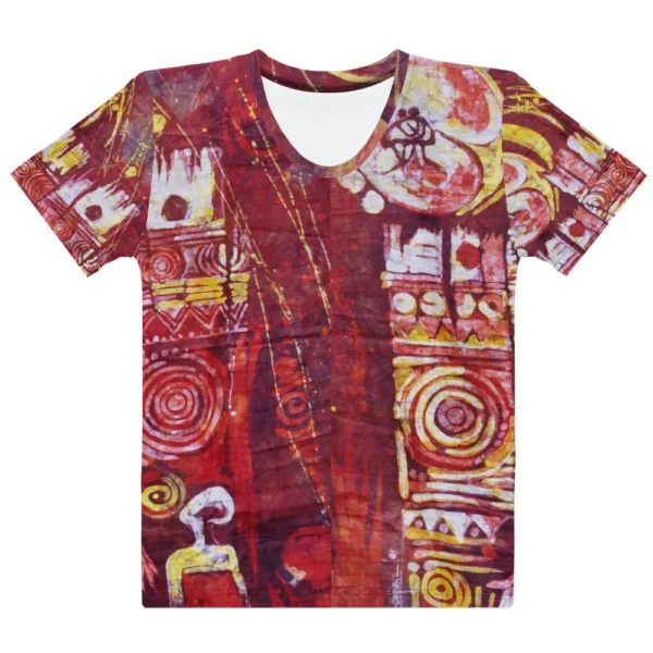 Batik Print Series - Women's T-shirt (Ikemefuna)
